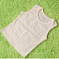 Organic Cotton Baby Green Striped Vest